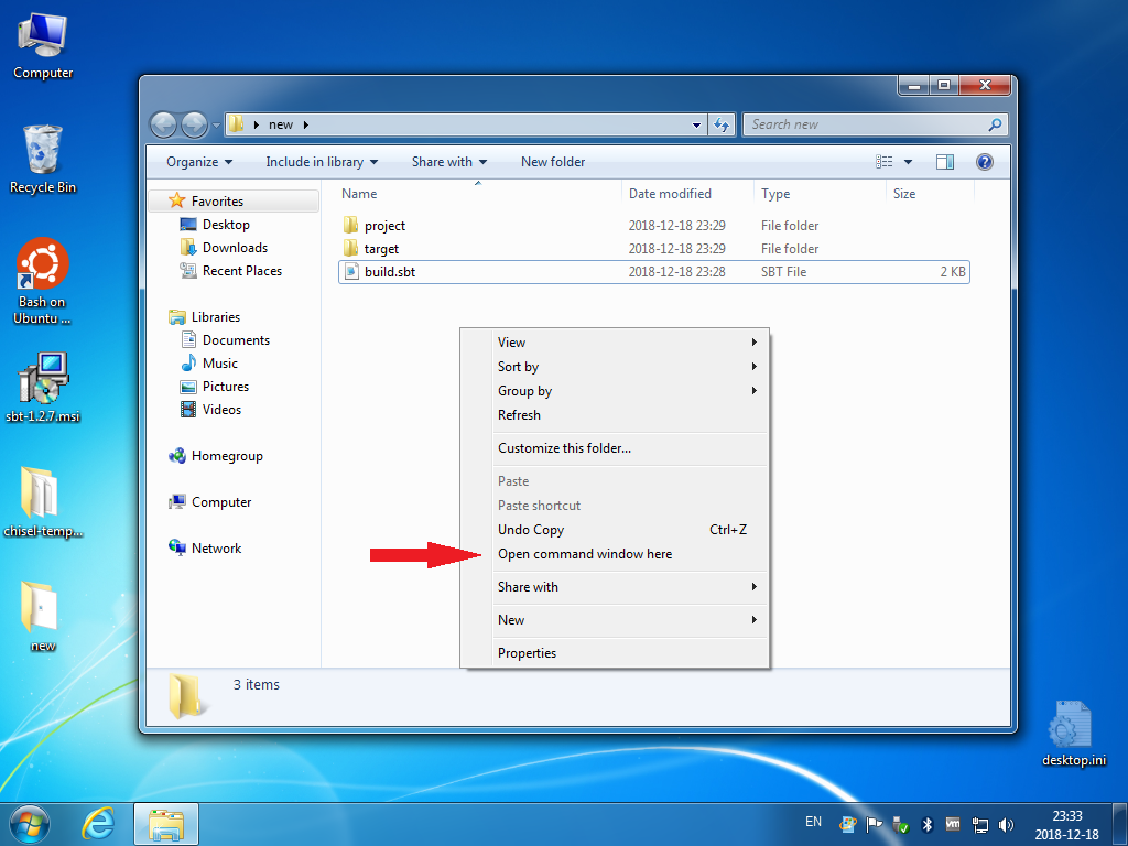 Open Command Prompt here