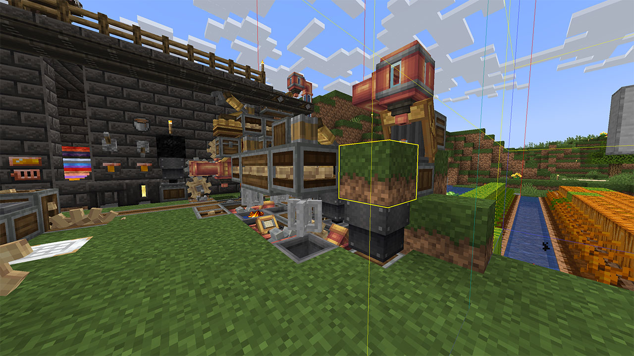 Block replaced with Grass Block