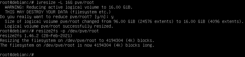 Restore rootfs