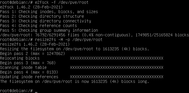 Shrinking rootfs