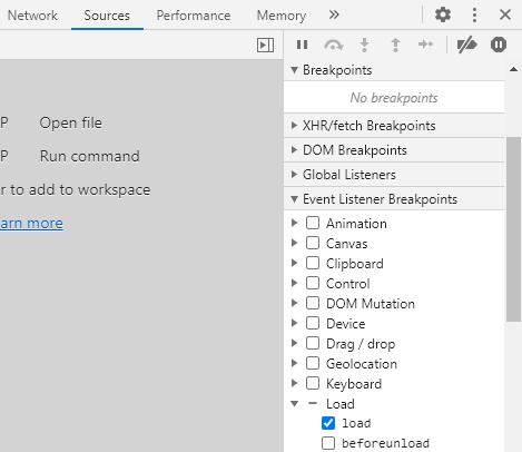 breakpoint load